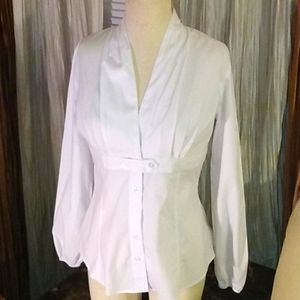 New York and Company white blouse